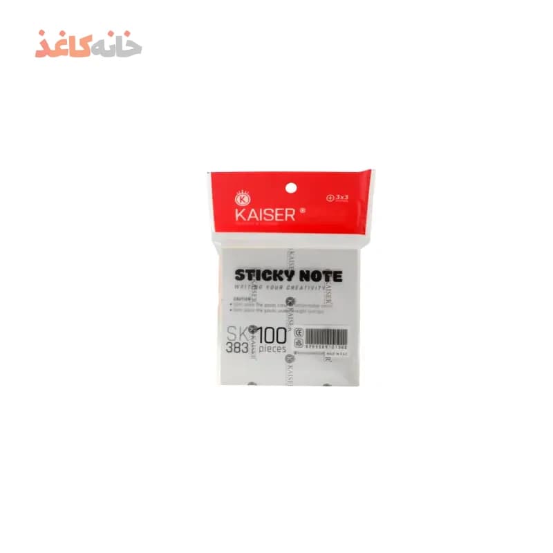 پست ایت (استیک نوت) 7/5*7/5 خطدار کایزر — تصویر ۲
