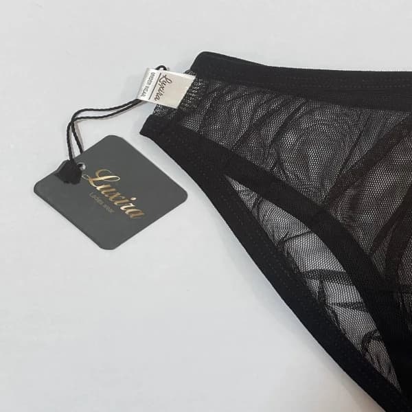 شورت زنانه لوکسیرا مدل اسلیپ توری ساده کد S02114 — تصویر ۲