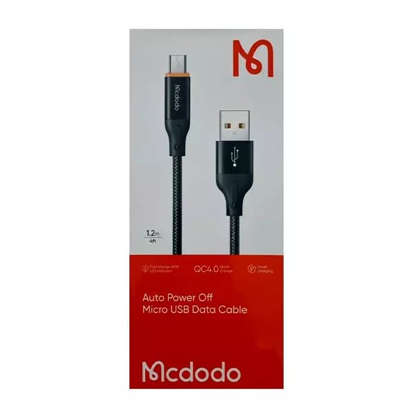 کابل شارژ میکرو 1.2 متری مک دودو مدل CA-3040 — تصویر ۲