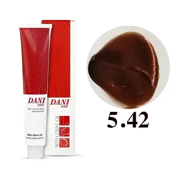 رنگ مو دنی وان سری سولاری کد 5.42
