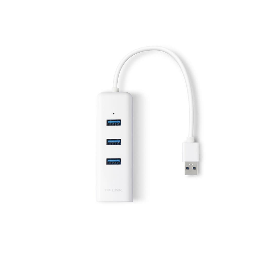 هاب USB 3.0 و تبدیل تی پی لینک TP-Link UE330 Hub & Gigabit Ethernet Adapter — تصویر ۲