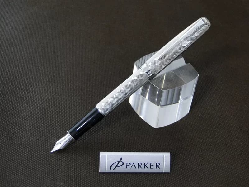 خودنویس پارکر مدل سونت چیزل (نقرهای گیره کروم) – PARKER SONET CHIZEL — تصویر ۴