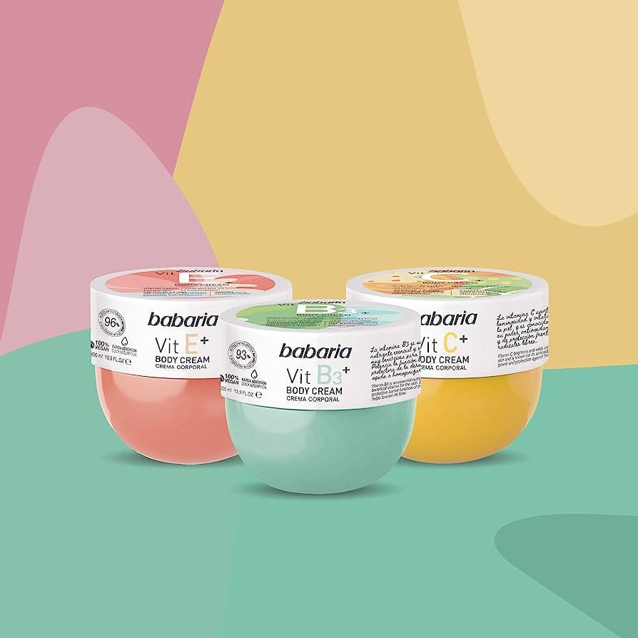 کرم بدن باباریا حاوی ویتامین babaria b3 Body Cream B3 — تصویر ۲