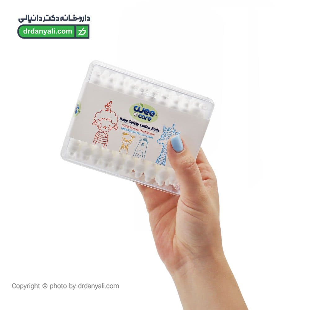 گوش پاک کن کودک وی کر با سر محافظ 60 عددی — تصویر ۲