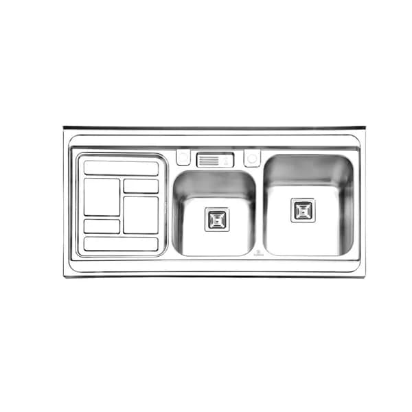سینک پرنیان استیل Ps 1111 روکار — تصویر ۶