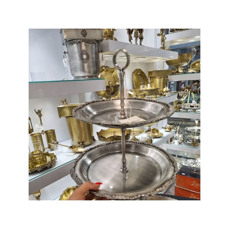 شیرینی خوری برنجی سیلور گلریز 7975 — تصویر ۲