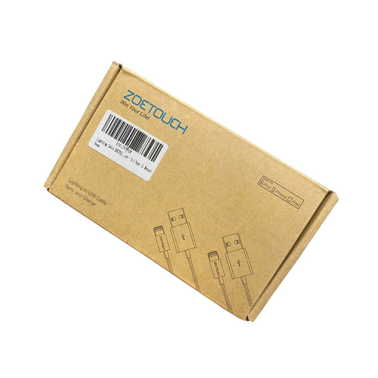 کابل تبدیل USB به لایتنینگ مدل Zoetouch USB to Lightening Cable — تصویر ۴
