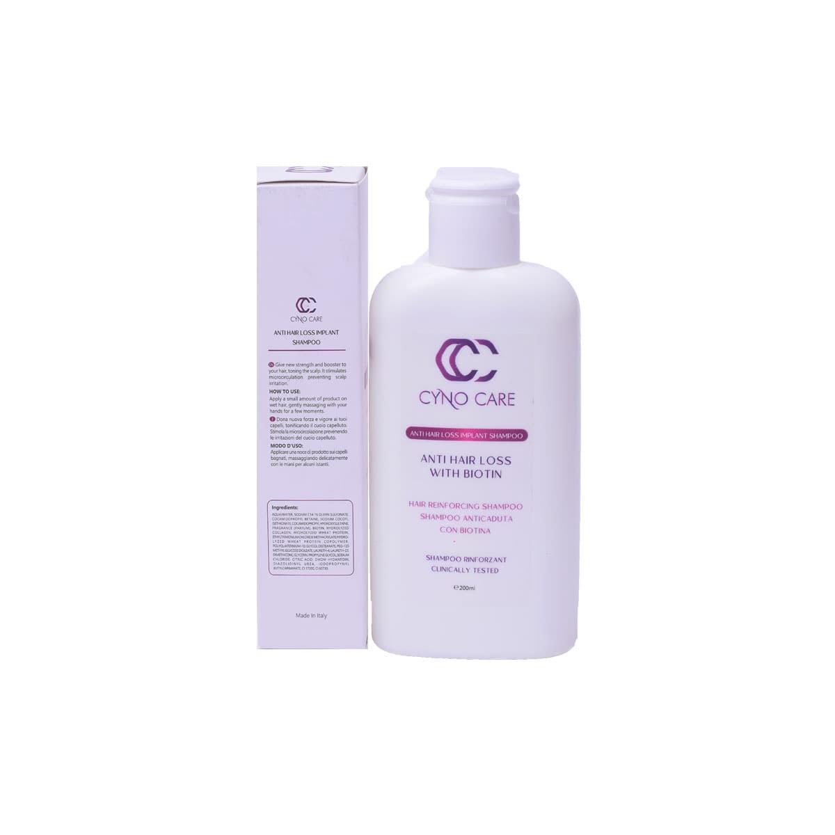 شامپو ضد ریزش بیوتن ساینوکر – Cyno Care Anti Hair Loss With Biotin Shampoo- ساینوکر – Cyno Care — تصویر ۲