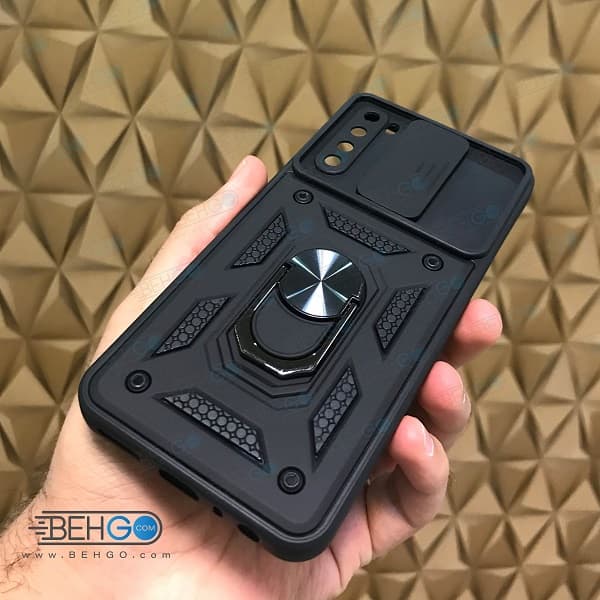 قاب گوشی شیائومی Redmi Note 8 2021 قاب گارد محافظ بتمن کشویی کاور Xiaomi Redmi Note 8 2021 — تصویر ۴
