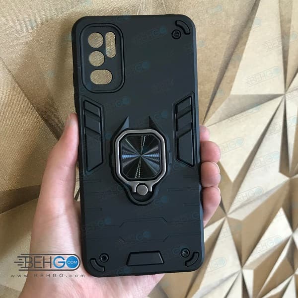 قاب گوشی شیائومی پوکو M3 Pro کاور محافظ مدل بتمن ارمور اصلی قاب Xiaomi Redmi Note 10 5G / Poco M3 Pro — تصویر ۴