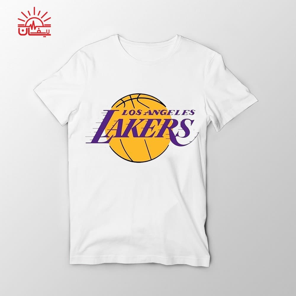 تیشرت سفید LOS ANGLES LAKERS