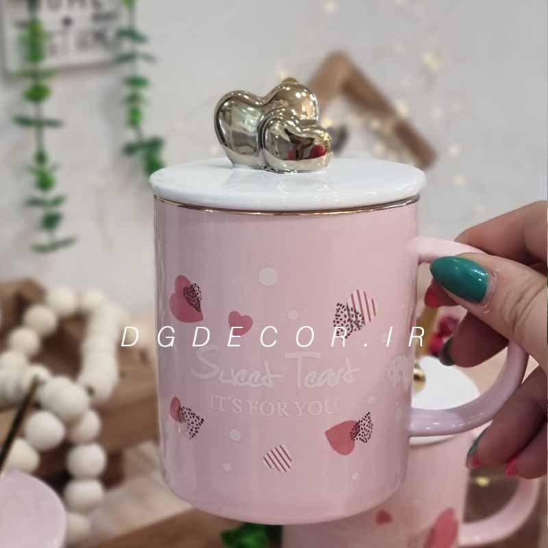 ماگ قلب طلایی — تصویر ۲