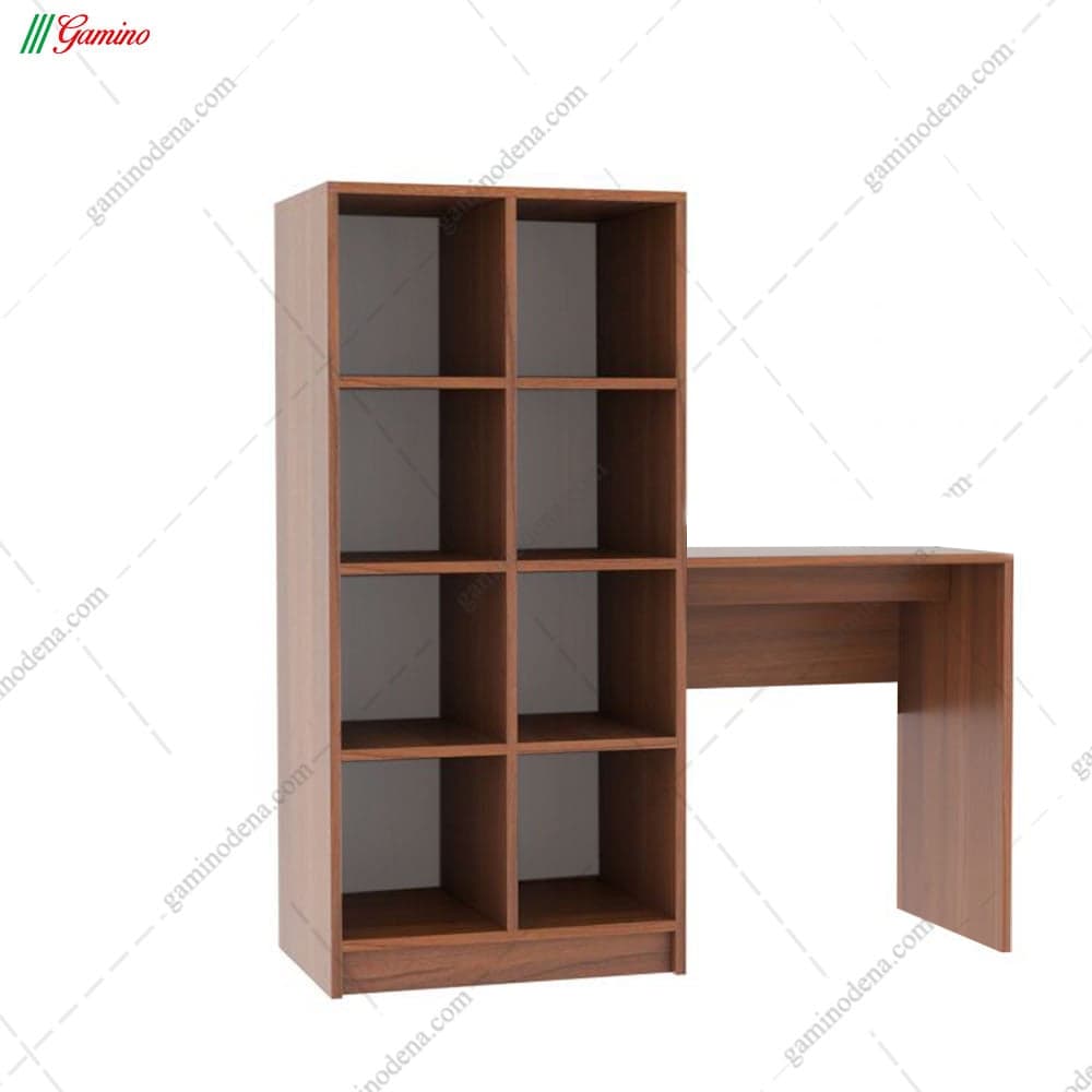 میز تحریر دخترانه کتابخانه دار ایکیا سفید کشو دار مدل فلور — تصویر ۳