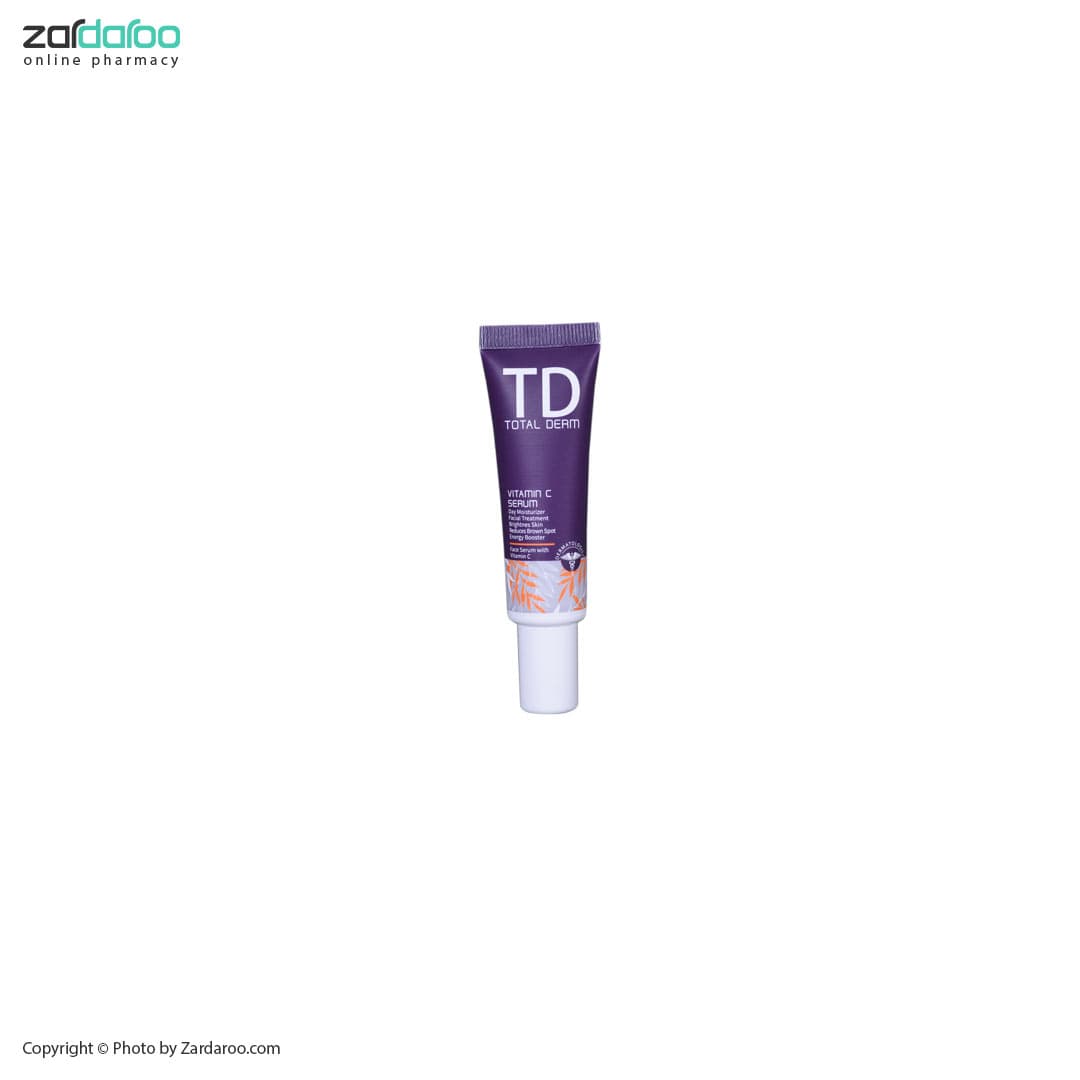 سرم روشن کننده پوست ویتامین c توتال درم Total Derm — تصویر ۲