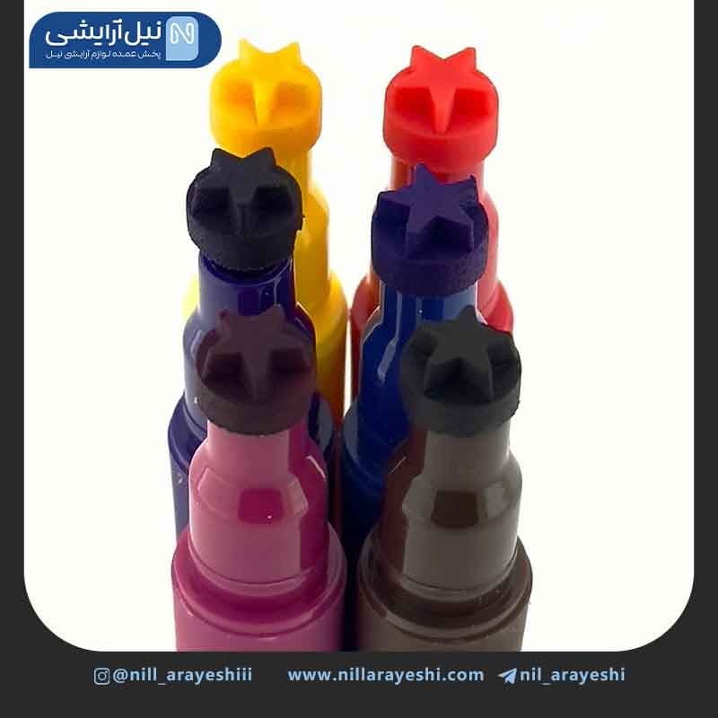 خط چشم رنگی ماژیکی دو طرفه استامپی طرح دار کیس بیو تی کد 03 – 59153 — تصویر ۴