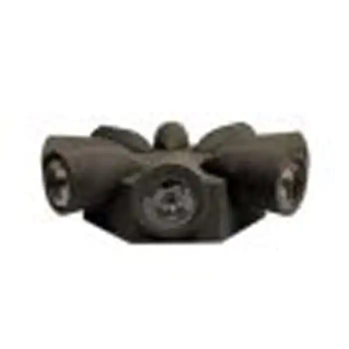 چراغ دکوراتیو هشت طرفه موشکی لنز تخت زمرد نور (رنگ پایه/8*1w) کد 8-114 — تصویر ۳