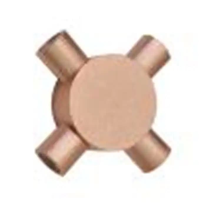 چراغ دکوراتیو چهار طرفه گرد لوله بلند لنز تخت و محدب زمرد نور (رنگ سفارشی/4*1w) کد 4-122 — تصویر ۳