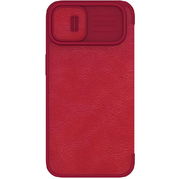 کیف چرمی گوشی اپل ایفون 14 پلاس مدل نیلکین Qin Pro — تصویر ۷