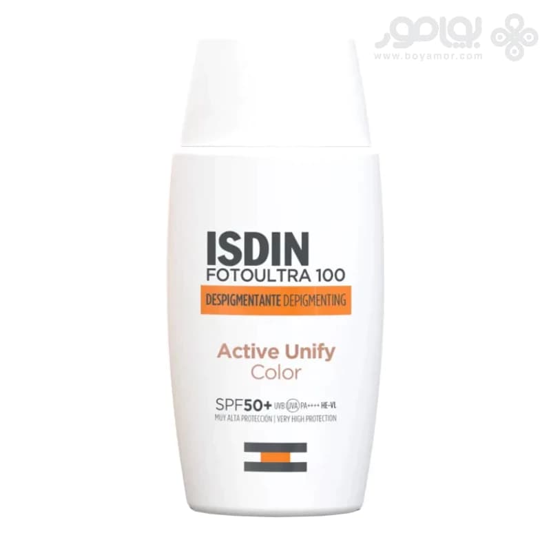 کرم ضد آفتاب رنگی ایزدین مدل ACTIVE UNIFY حاوی SPF50 حجم 50 میل
