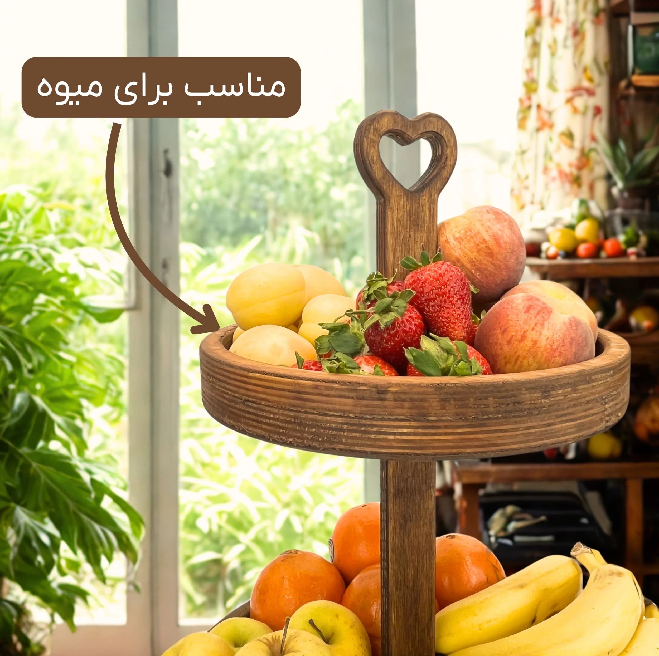 شیرینی خوری مدل چوبی کد SK10 — تصویر ۳