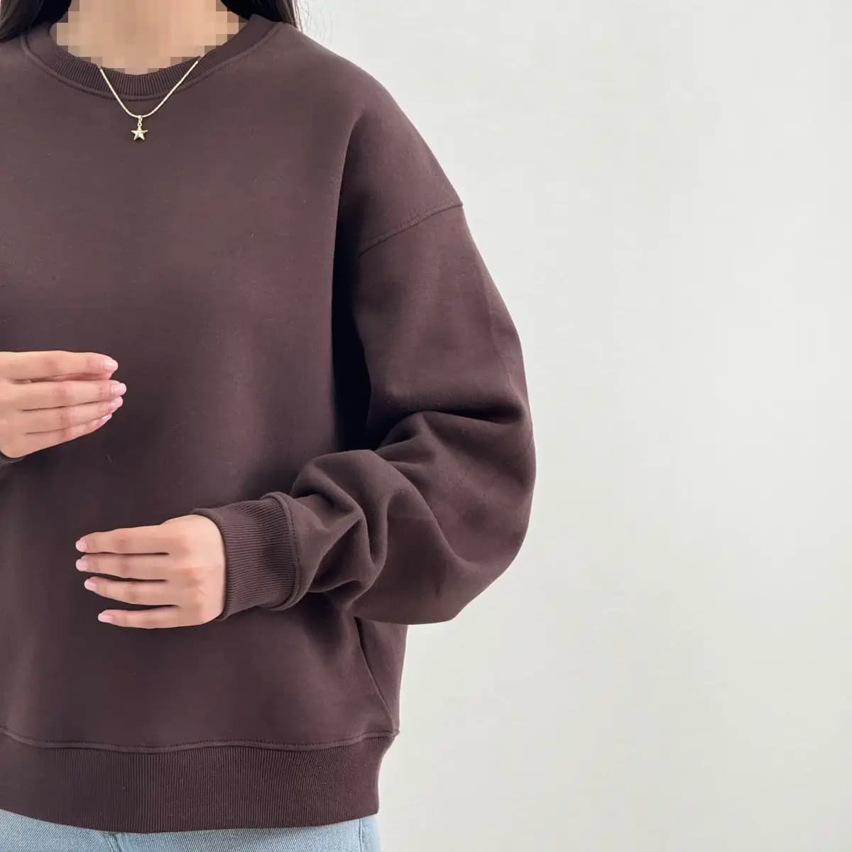پلیور دورس تو کرک زنانه سه نخ | شیکدونیا — تصویر ۲