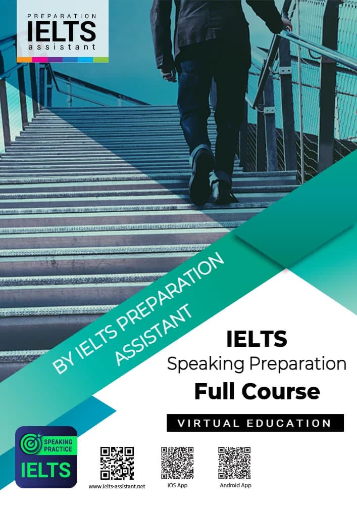 کتاب آمادگی اسپیکینگ آیلتس دوره کامل (IELTS Speaking Preparation Full Course) اثر دستیار آمادگی آیلتس نسخه PDF انگلیسی