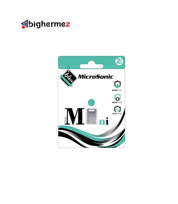 فلش مموری میکروسونیک مدل mini drive به ظرفیت 64 گیگ — تصویر ۲
