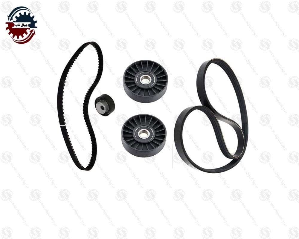 کیت کامل تسمه تایم و دینام پلی آمیدی (پژو 405،سمند،پرشیا)
