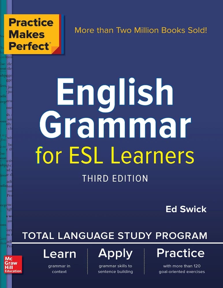 کتاب گرامر انگلیسی برای زبانآموزان ESL اثر اد سویک نسخه PDF انگلیسی