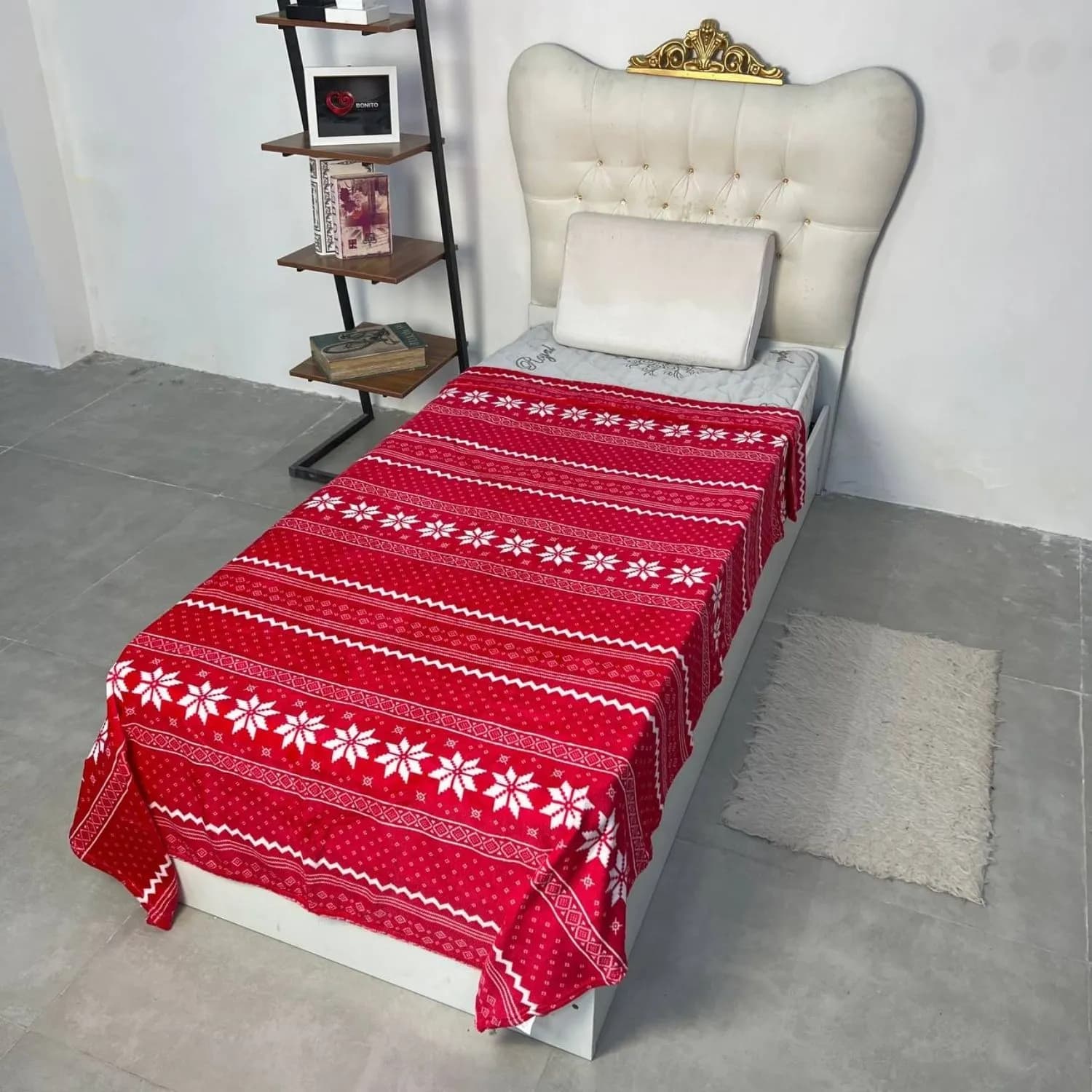 پتو مسافرتی طرح کریسمس 1نفره — تصویر ۲