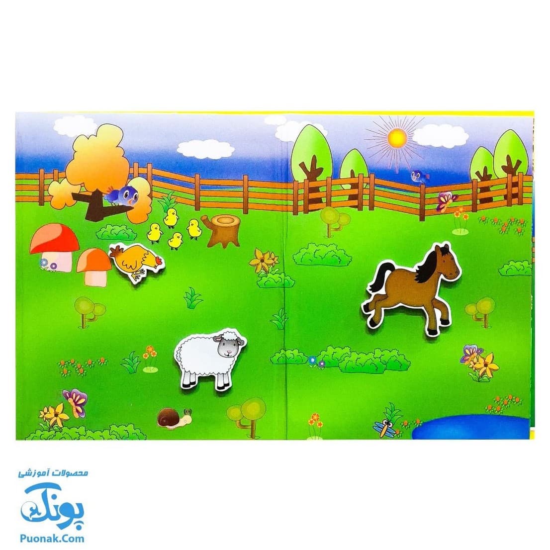 جورچین آهنربایی مزرعه حیوانات کتابی — تصویر ۶