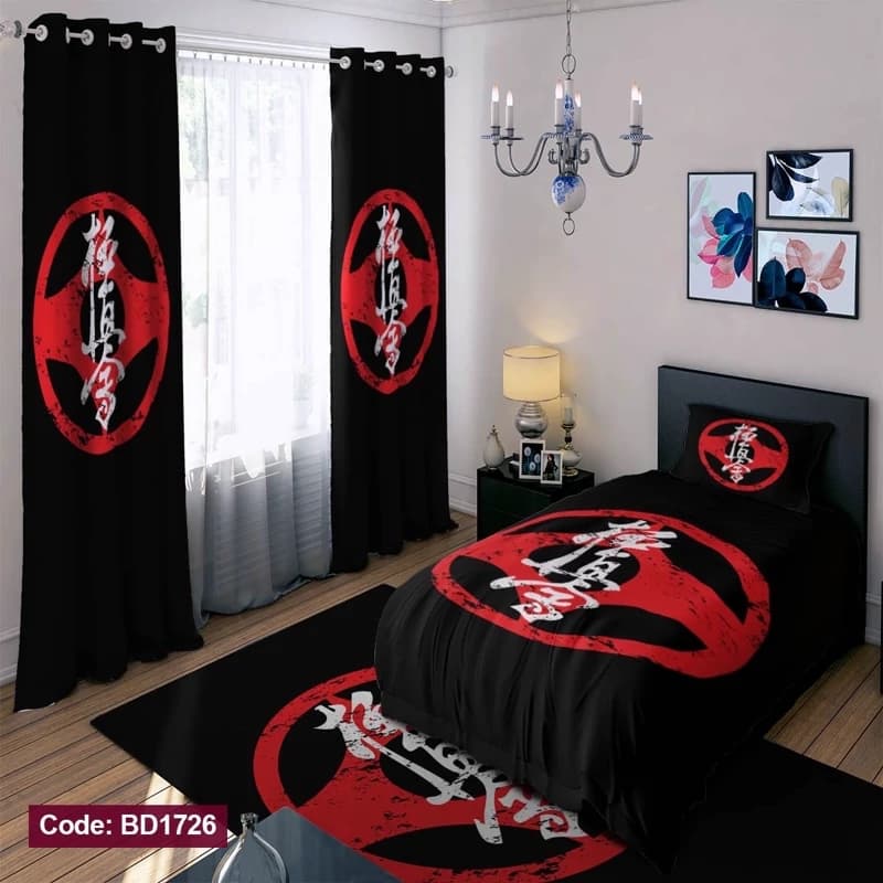 ست کامل ژورنالی روتختی چاپی پسرانه طرح یاکوزا کد bd1726 (پس کرایه)