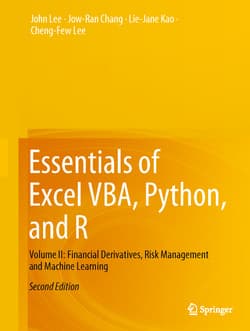 ملزومات پایتون، VBA اکسل و آر؛ جلد 2؛ مشتقات مالی، مدیریت ریسک و یادگیری ماشین