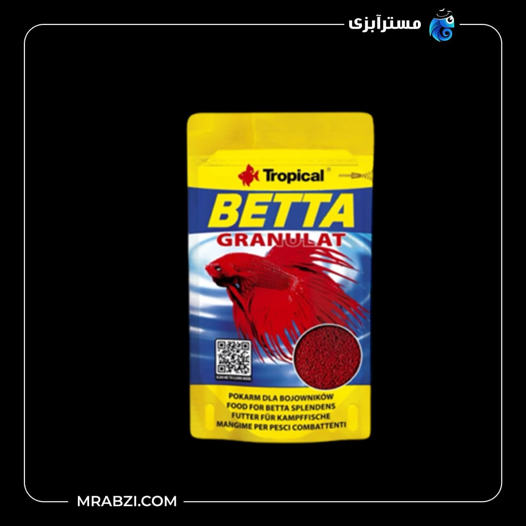 غذای ماهی فایتر تروپیکال مدل Betta Granulat وزن 10 گرم (ساشه ای)