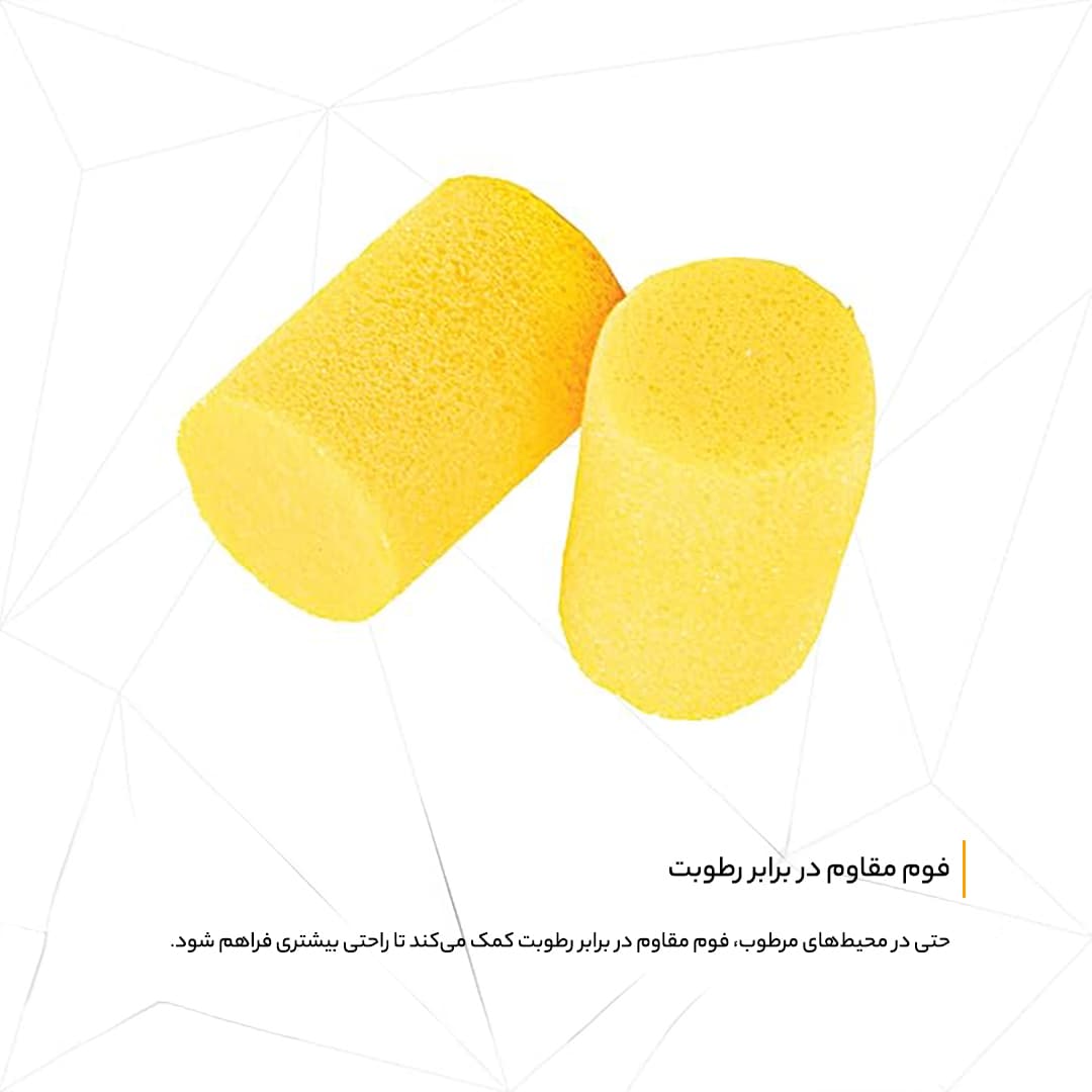 گوش گیر اسفنجی تری ام مدل Classic بسته 10 جفتی — تصویر ۴