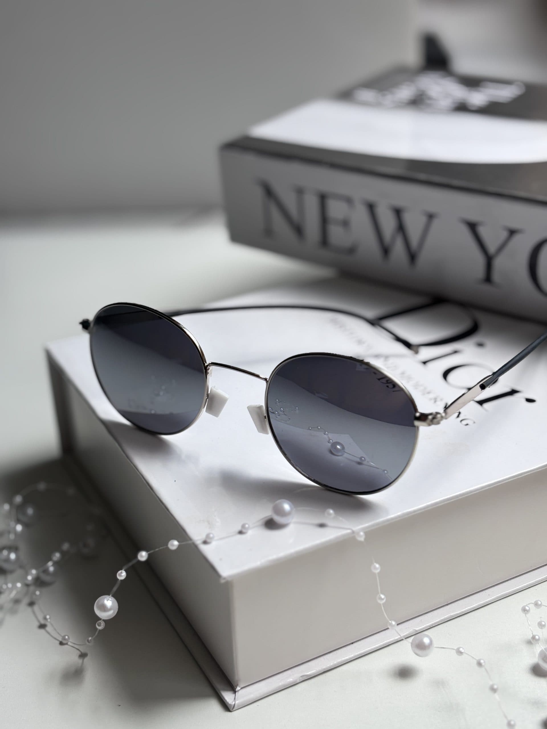 عینک آفتابی برند Rayban مردانه جیوهای نقره ای یووی 400 — تصویر ۲