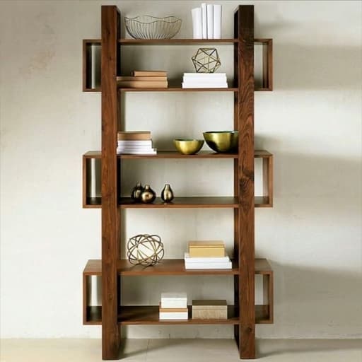 قفسه کتاب و دکوری ام دی اف کد B09 -ارسال رایگان مبلمان فرنا مدل 1122471