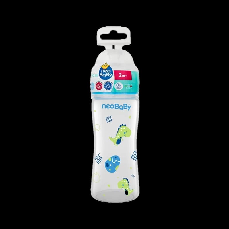 شیشه شیر طلقی 250 میل نئو بیبی neo baby — تصویر ۲