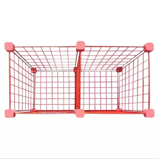 ست قفسه مشبک یک طبقه در دو ردیف سایز 32×32 مبلمان فرنا مدل 1122395