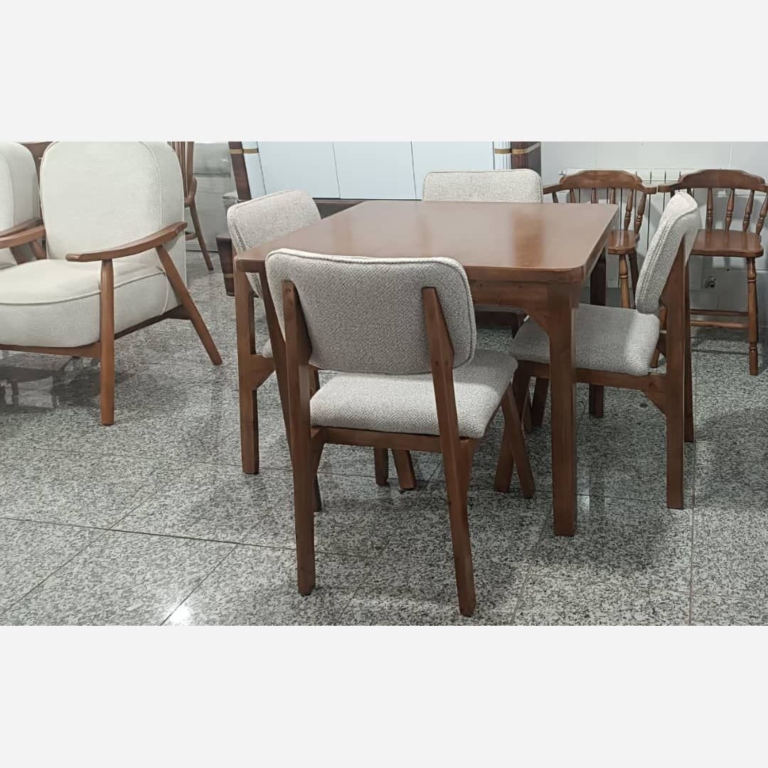 میز ناهارخوری 4 نفره مینیمال مبلمان فرنا مدل 1113852 — تصویر ۳