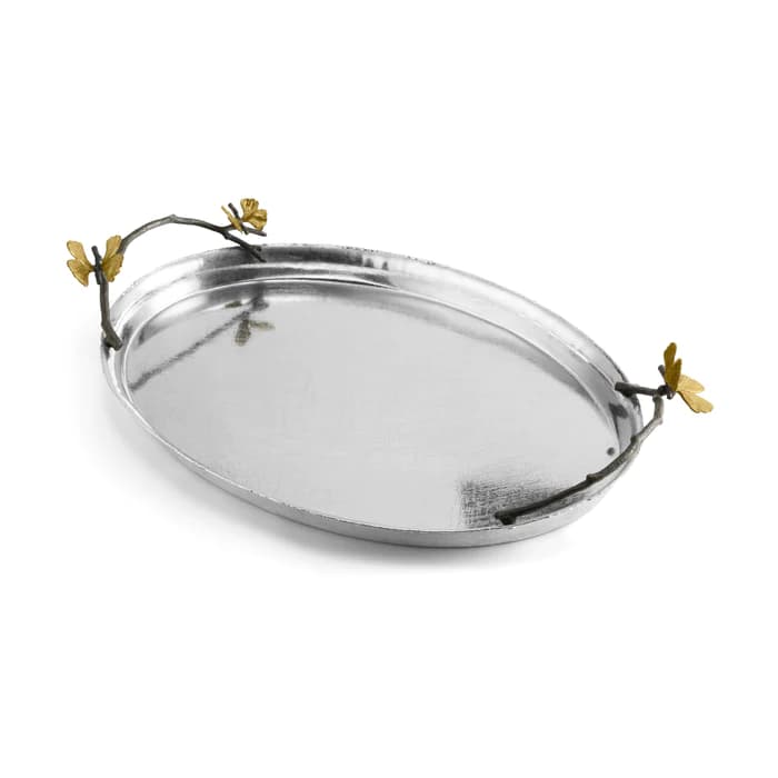 سینی بیضی بزرگ مایکل آرام | Butterfly Ginkgo Oval Tray — تصویر ۵