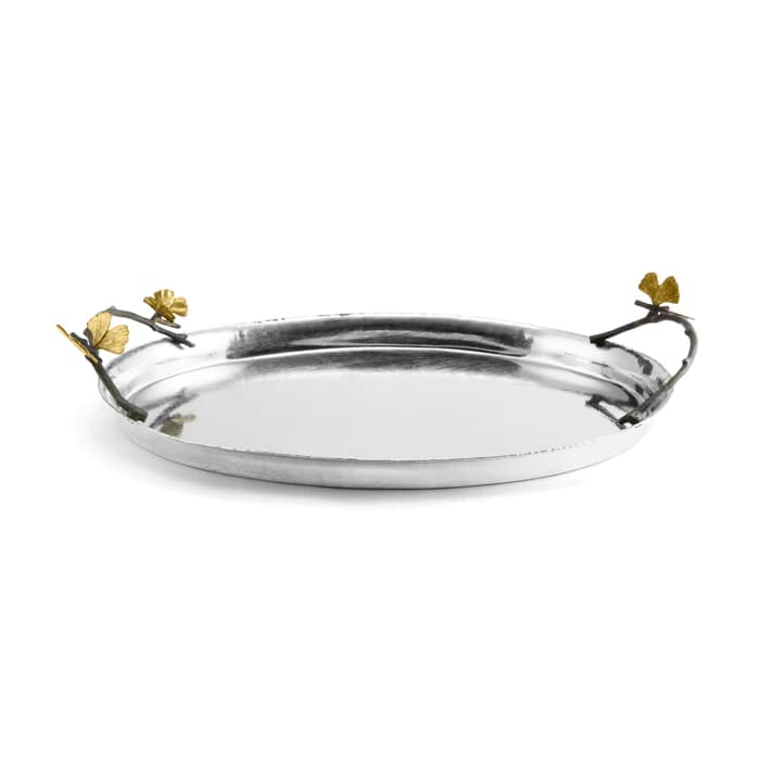 سینی بیضی بزرگ مایکل آرام | Butterfly Ginkgo Oval Tray — تصویر ۴