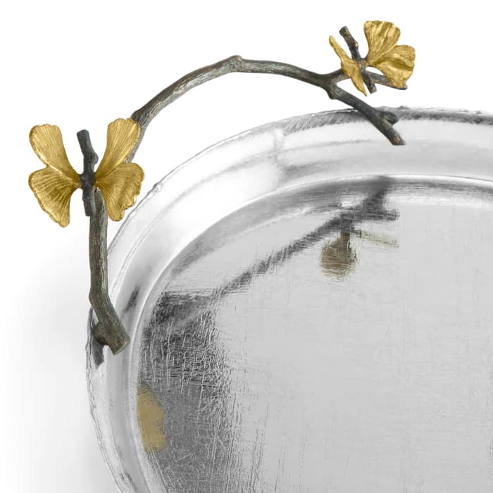 سینی بیضی بزرگ مایکل آرام | Butterfly Ginkgo Oval Tray — تصویر ۳