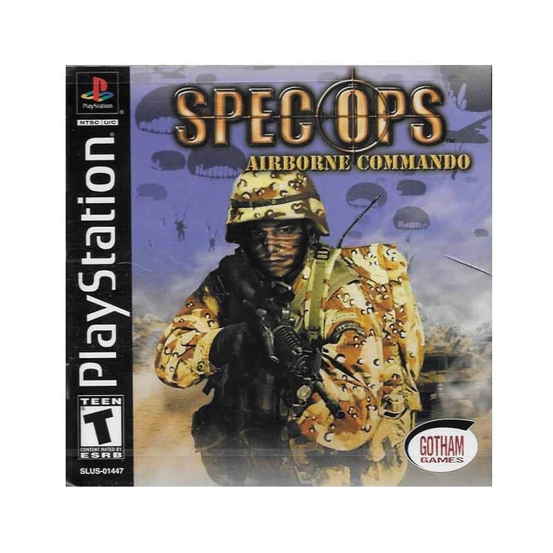 بازی PS1 اورجینال Spec Ops Airborne Commando