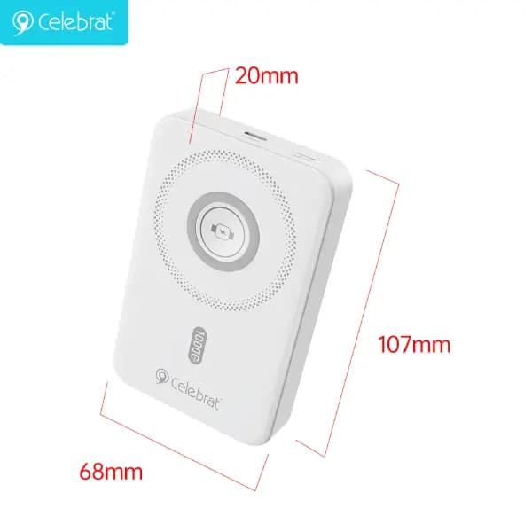 پاوربانک 10000 هزار 20 وات مگ سیف سلبریت مدل Celebrat PB-18 Magnetic with MagSafe — تصویر ۳