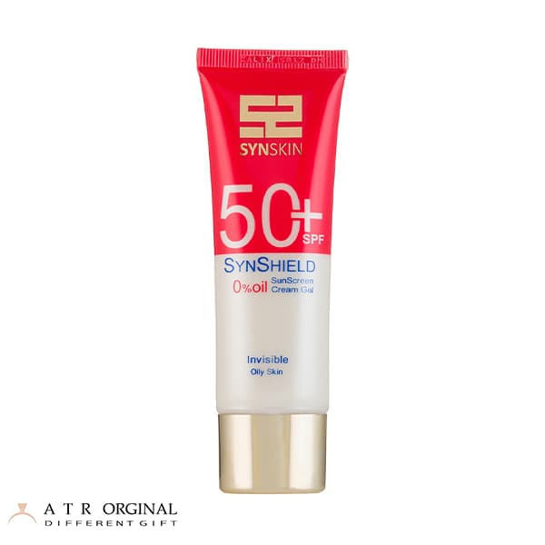 ژل کرم ضد آفتاب ساین اسکین مدل Syn Shield با SPF50 مناسب پوست چرب