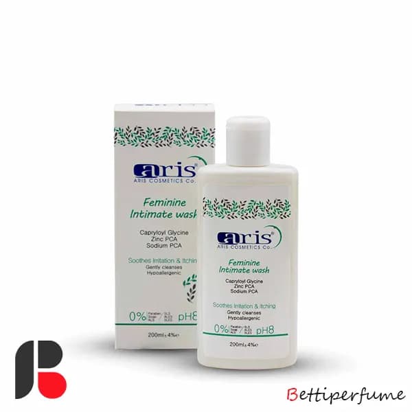 ژل بهداشتی بانوان اریس pH 8 ضد قارچ و باکتری بدون سولفات و پارابن