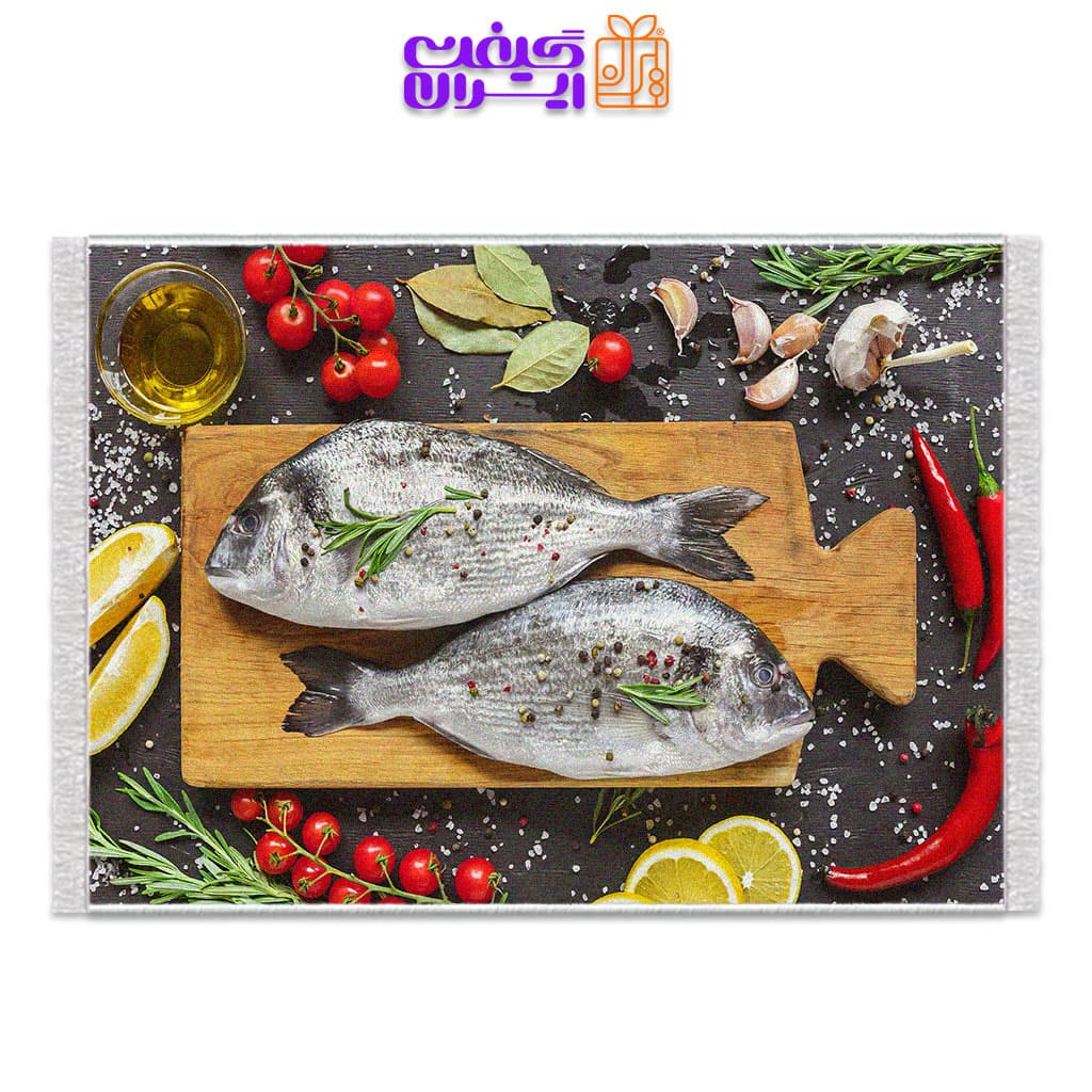 فرش آشپزخانه کد 16004 طرح ماهی