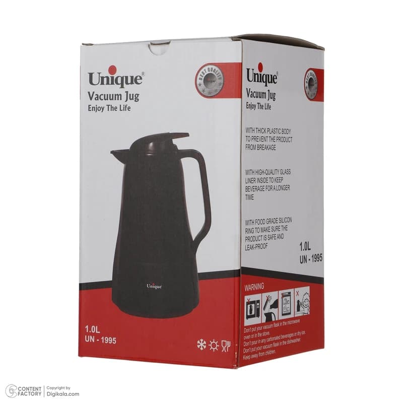 فلاسک یونیک مدل شیشه دار کد 1995 گنجایش 1 لیتر — تصویر ۶