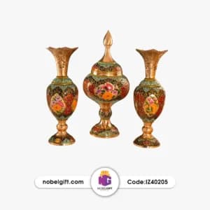 ست صنایع دستی گلدان و شکلات خوری — تصویر ۲